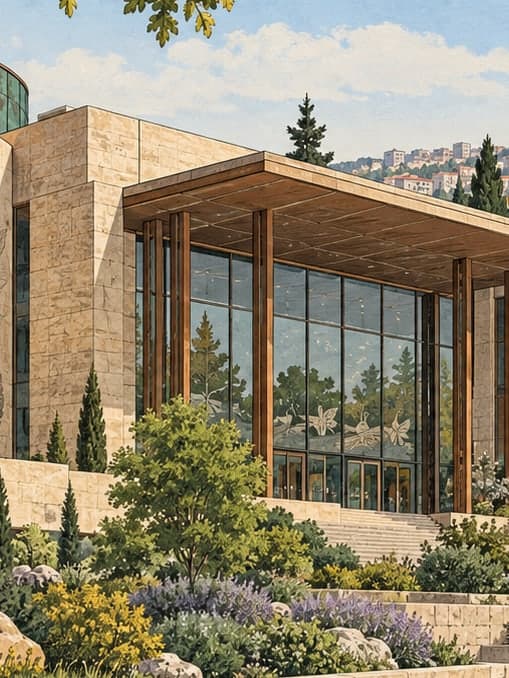 Illustration of Biodiversity Museum (Biyosfer Museum), Ankara