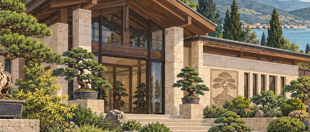 Illustration of Bonsai Museum, Yalova