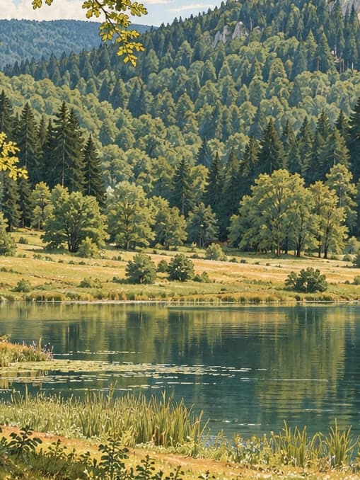 Illustration of Buzluk Nature Park, Sinop
