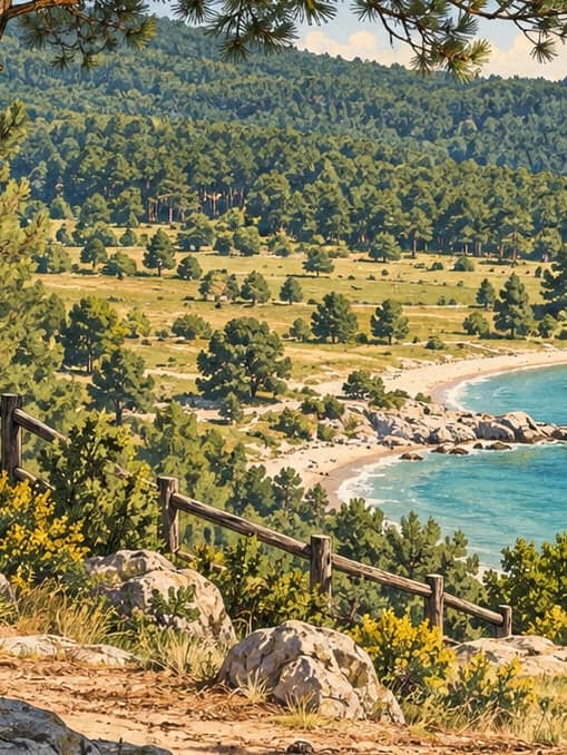 Illustration of Çamlıkoy Nature Park, Tekirdağ