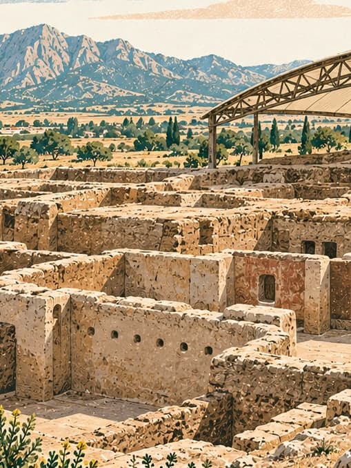 Illustration of Çatalhöyük Örenyeri, Konya