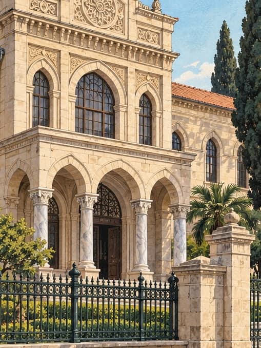 Illustration of Cerrahpaşa Medicine Faculty Museum of Medical History, İstanbul