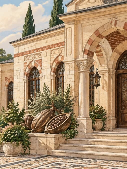 Illustration of Chocolate Museum, İstanbul