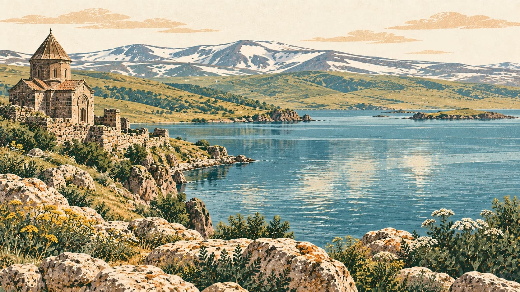 Illustration of Çıldır Gölü, Ardahan