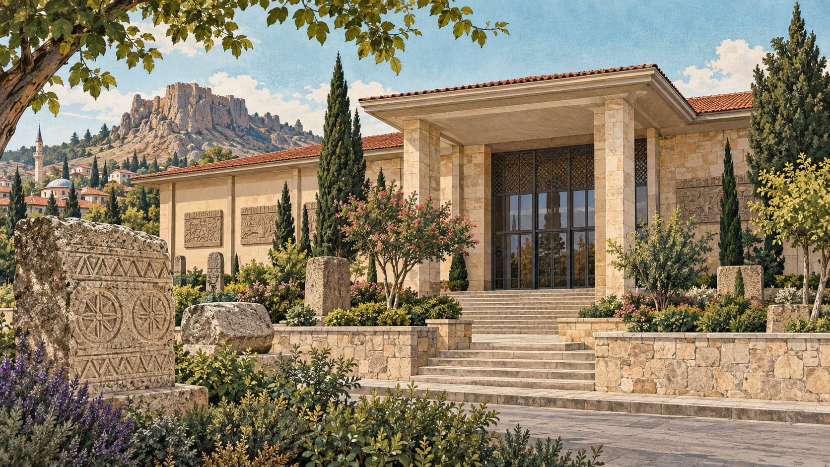 Illustration of Çorum Museum, Çorum