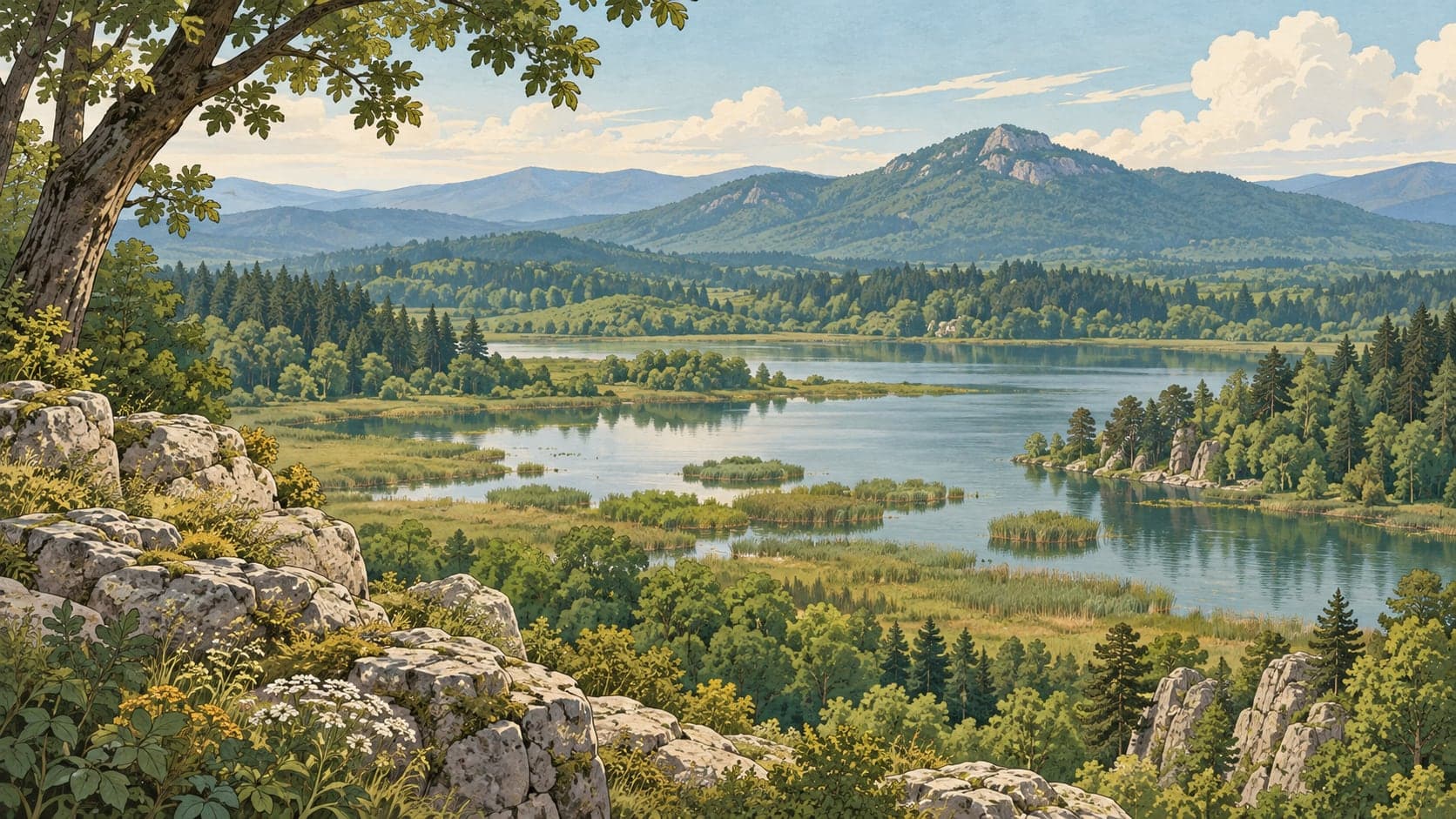 Illustration of Demirciönü Nature Conservation Area, Düzce