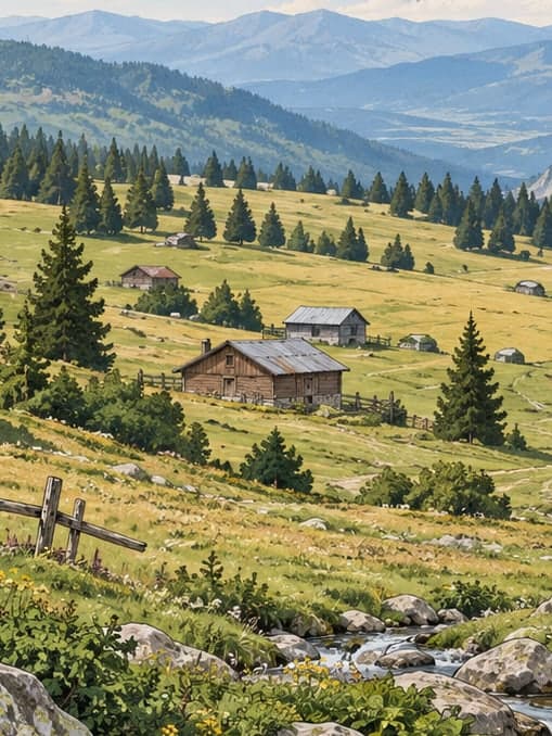 Illustration of Derebalık Plateau, Düzce