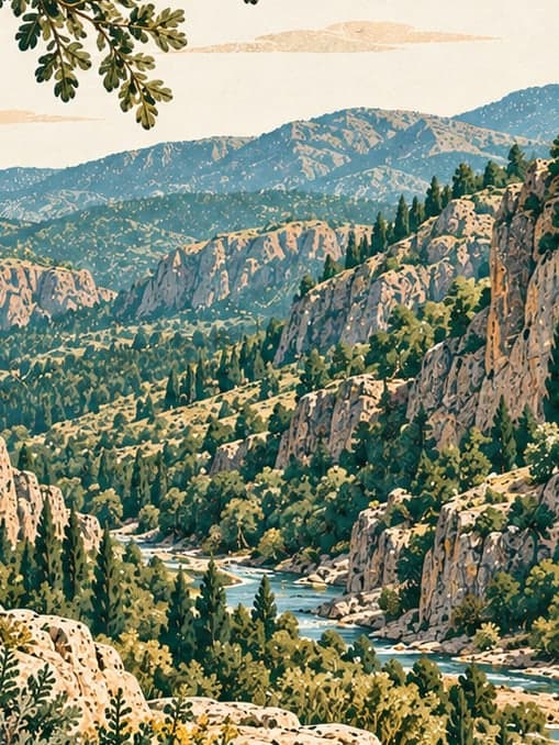 Illustration of Divriği National Park, Sivas