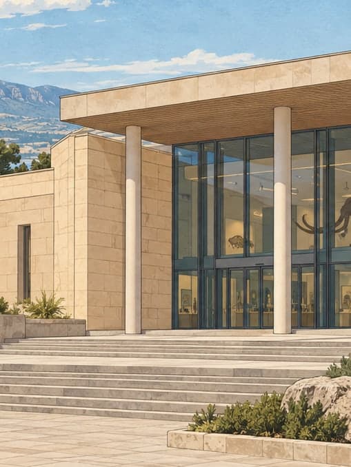 Illustration of Natural History Museum, Burdur