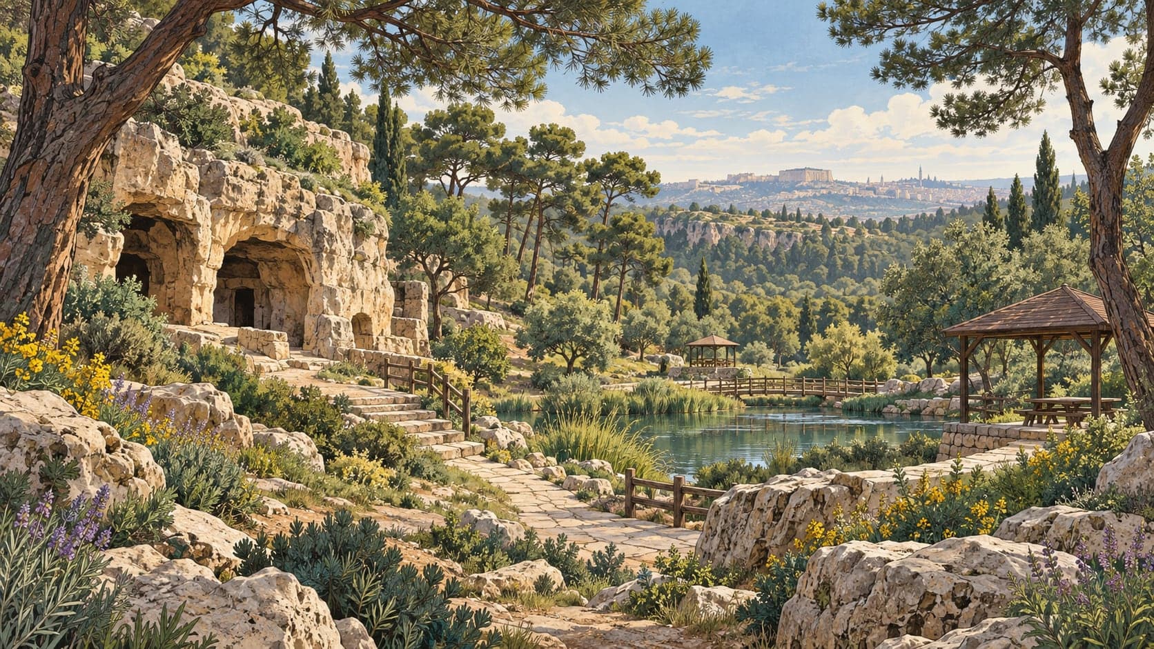 Illustration of Dülükbaba Nature Park, Gaziantep
