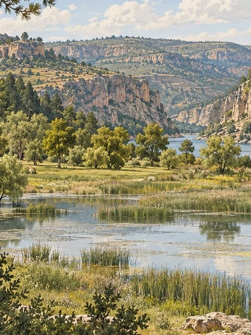 Illustration of Eğil Peygamberler Nature Park, Diyarbakır