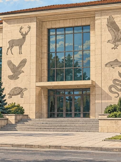 Illustration of ESOGÜ Zooloji Museum, Eskişehir