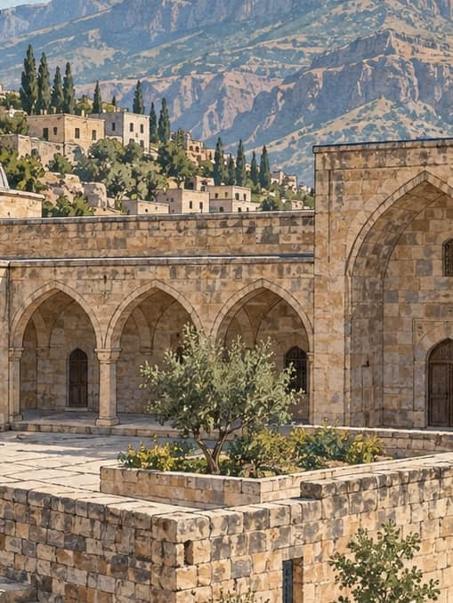 Illustration of Faki Teyran Madrasa, Şırnak