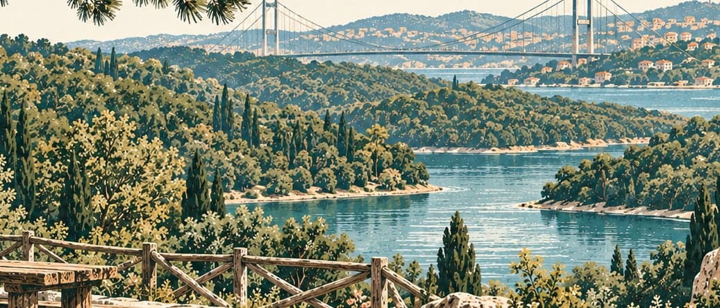 Illustration of Fatih Sultan Mehmet Nature Park, İstanbul