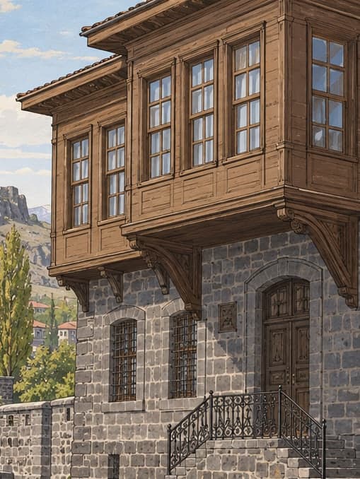 Illustration of Gazi Ahmet Muhtar Paşa Mansion, Kars