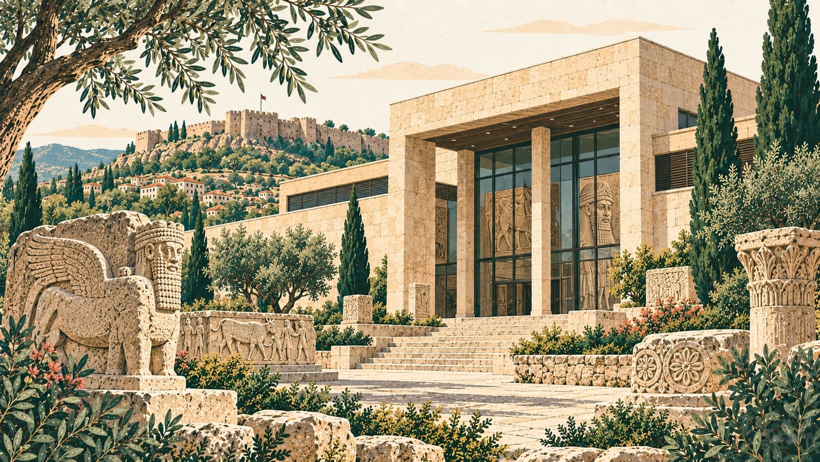 Illustration of Gaziantep Archaeological Museum, Gaziantep