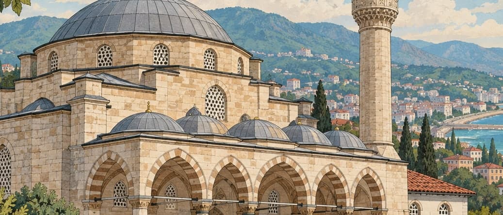 Illustration of Gülbaharhatun Mosque, Trabzon