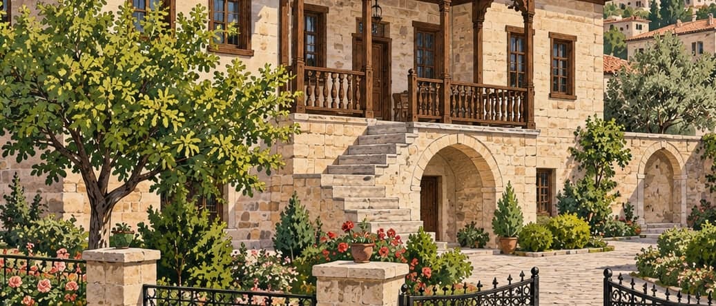 Illustration of Hacıbektaş Atatürk House Museum, Nevşehir