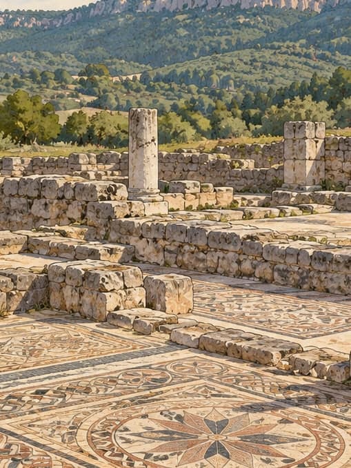 Illustration of Hadrianapolis Archaeological Site, Karabük