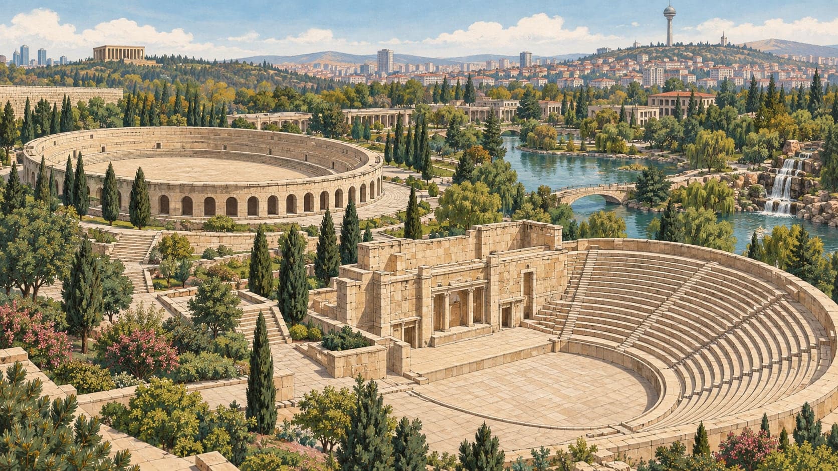 Illustration of Harikalar Diyarı, Ankara