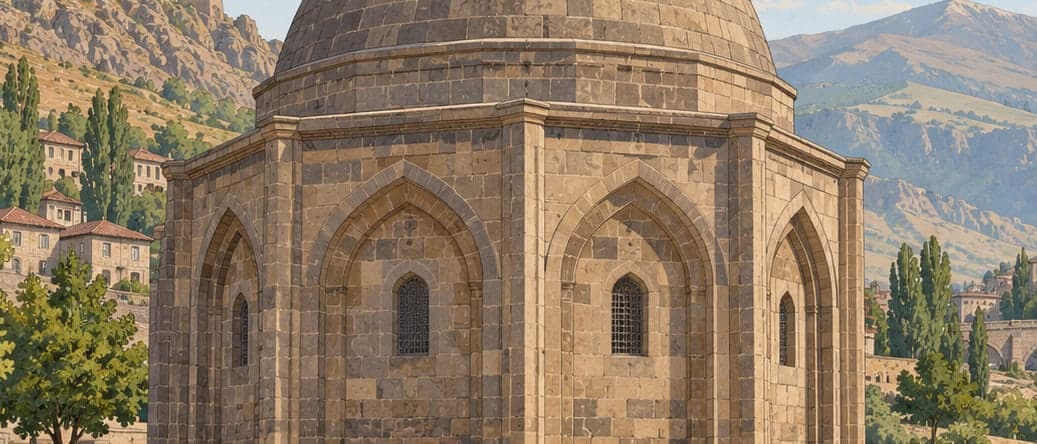 Illustration of Hasan Padişah Tomb Tower, Bitlis