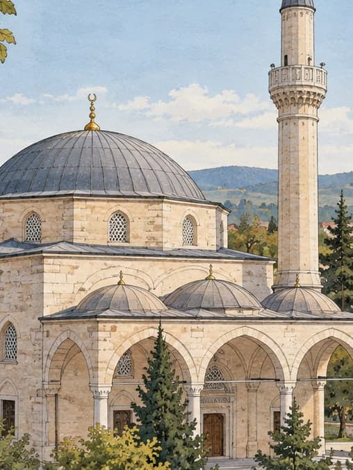 Illustration of Hızırbey Mosque, Kırklareli