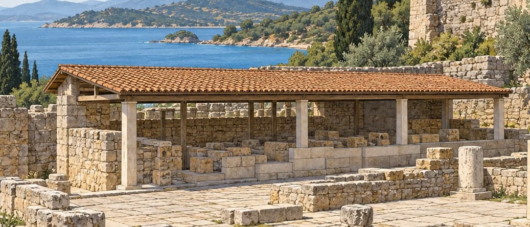Illustration of İasos Fish Market Museum, Muğla