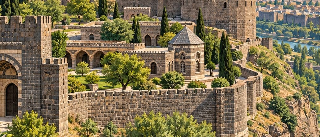 Illustration of Inner Castle, Diyarbakır