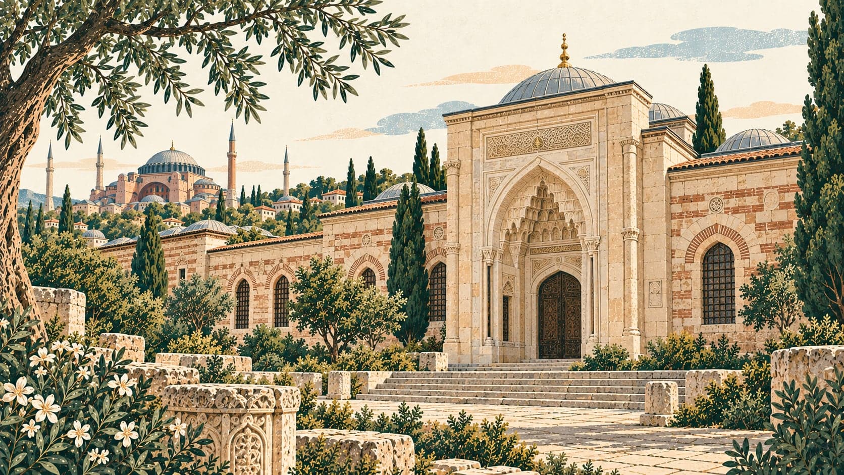 Illustration of İslam Medeniyetleri Müzesi, İstanbul