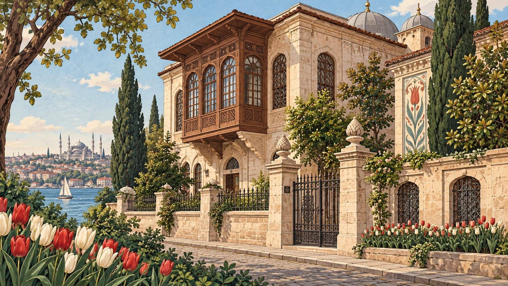 Illustration of İstanbul Lale Foundation Museum, İstanbul