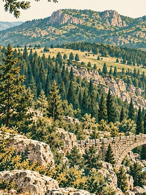 Illustration of İstiklal Yolu Historical National Park, Kastamonu