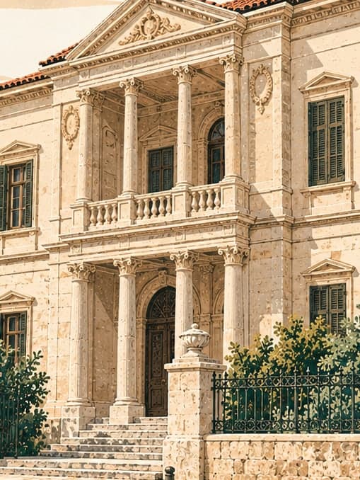 Illustration of İzmir Atatürk Museum, İzmir