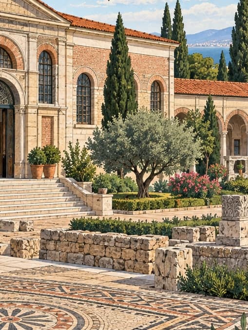 Illustration of İzmir History and Art Museum, İzmir