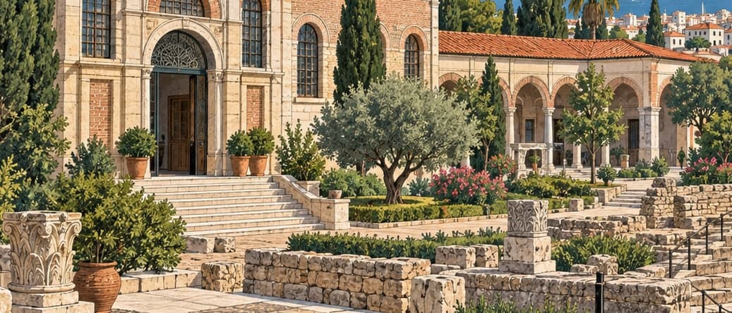 Illustration of İzmir History and Art Museum, İzmir