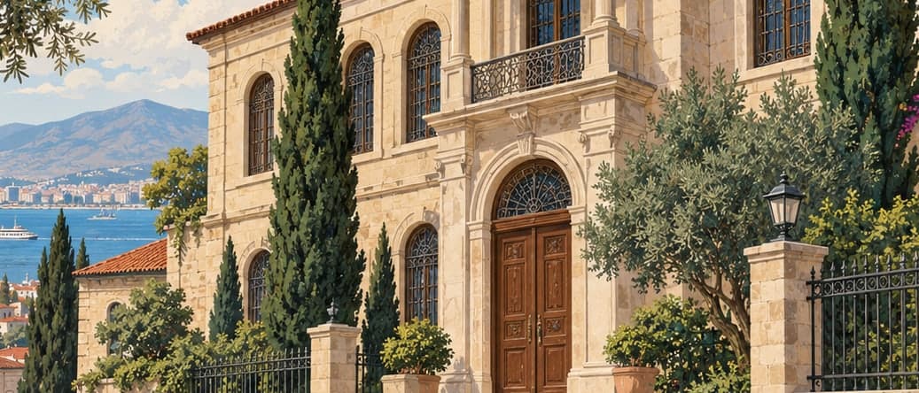 Illustration of Paper and Book Arts Museum, İzmir