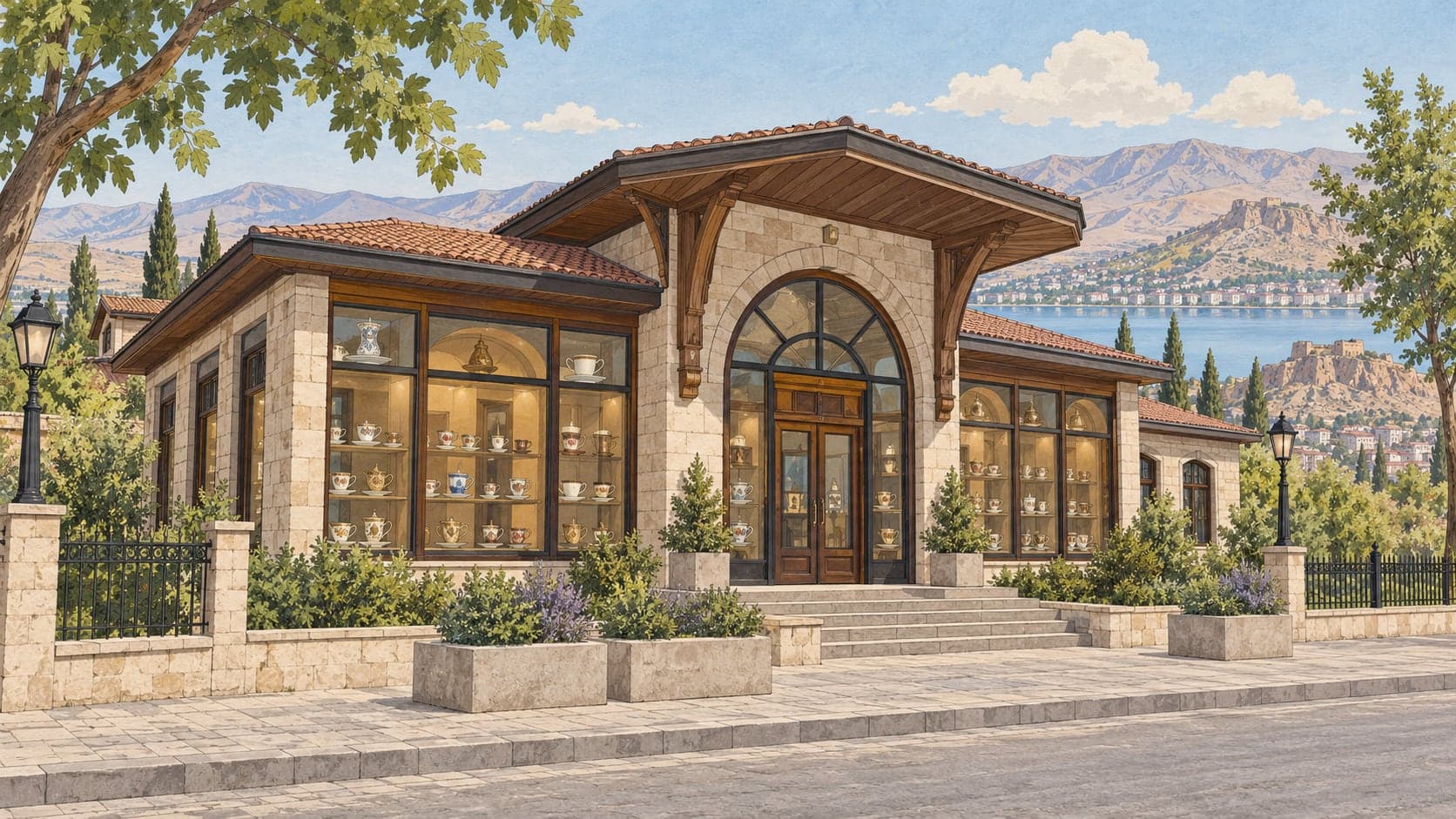 Illustration of Coffee Cup Museum, Elazığ