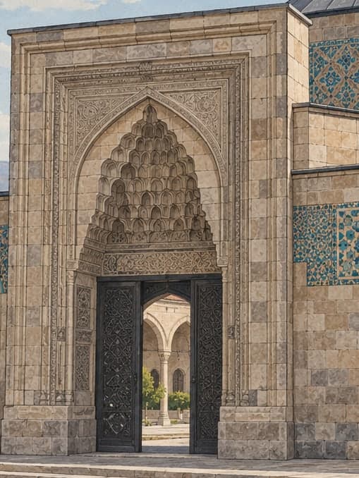Illustration of Karatay Madrasa Tile Works Museum, Konya