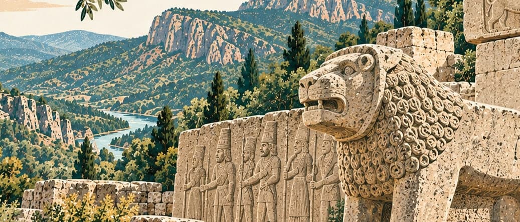 Illustration of Karatepe - Aslantaş National Park, Osmaniye