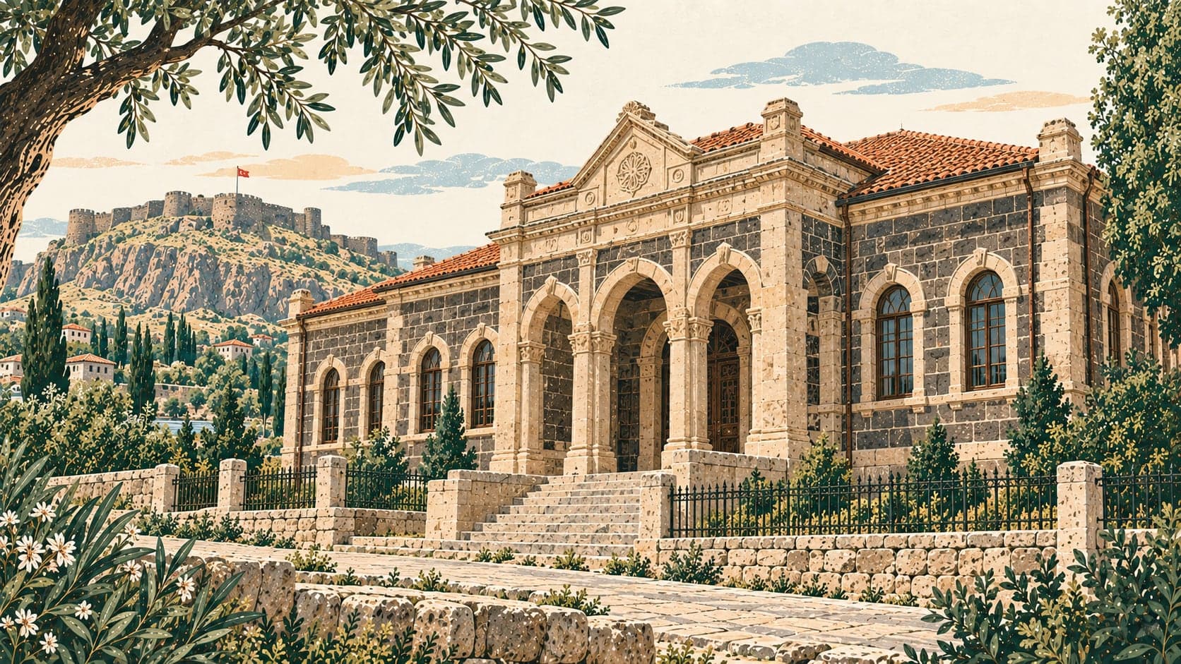 Illustration of Kars Museum, Kars