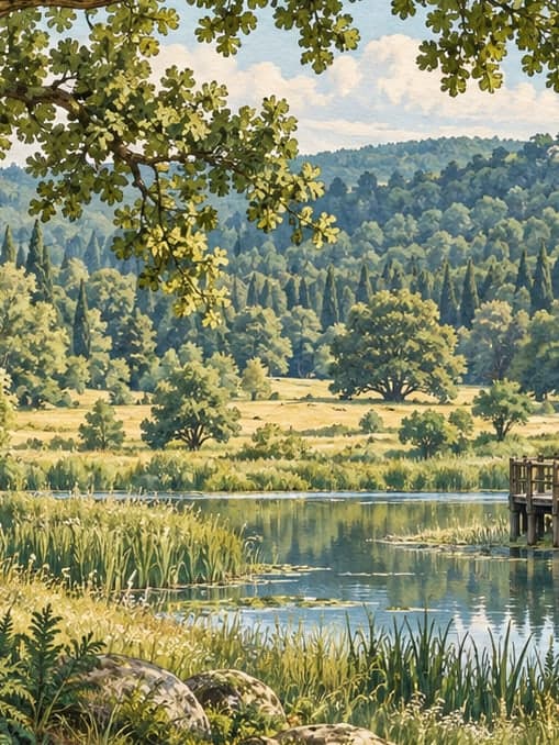 Illustration of Kavaklımeşe Grove Nature Park, Kırklareli