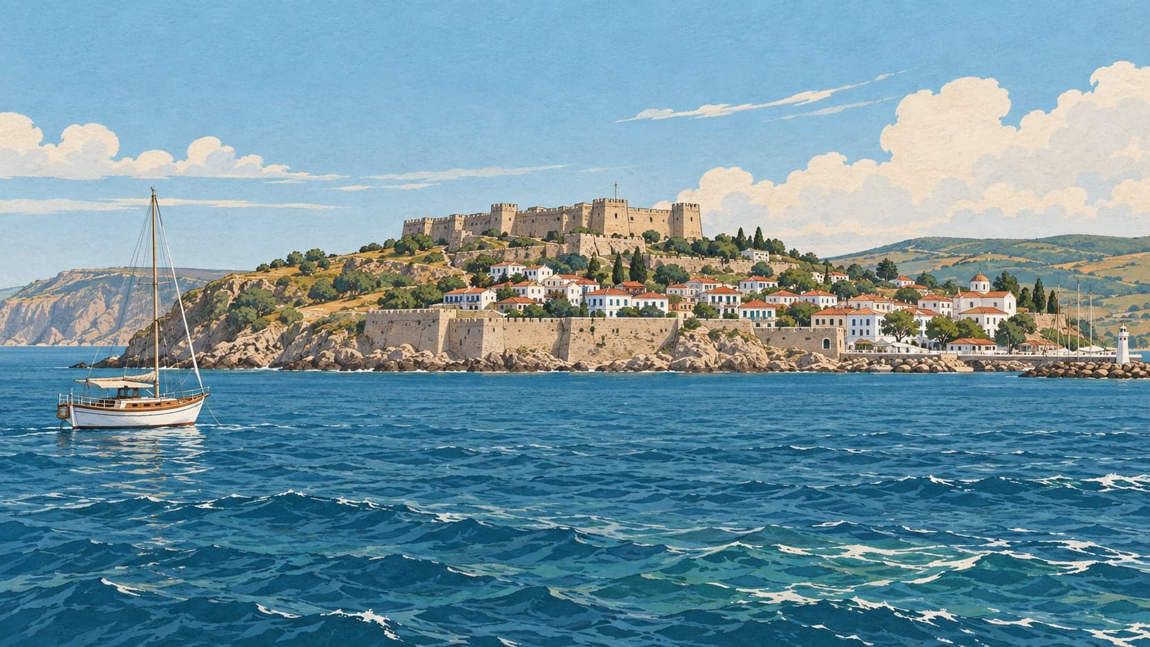 Illustration of Key-E. Özgörkey Museum, İzmir