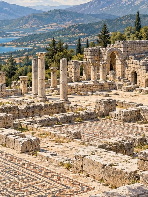 Illustration of Kibyra Archaeological Site, Burdur