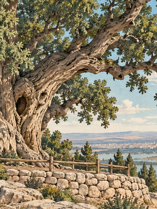 Illustration of Kız Tepesi Natural Monument, Ankara