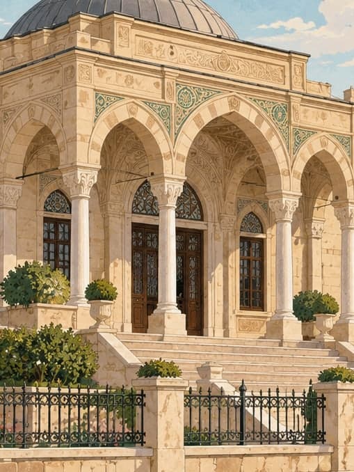Illustration of Ethnography Museum, Konya