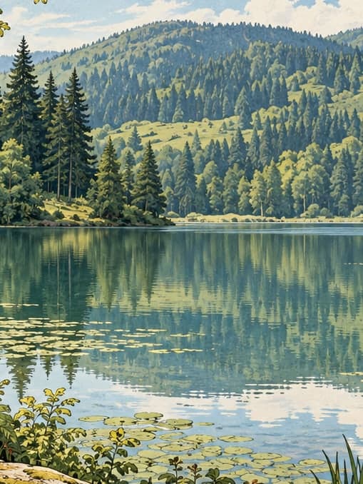 Illustration of Korugöl Nature Park, Düzce