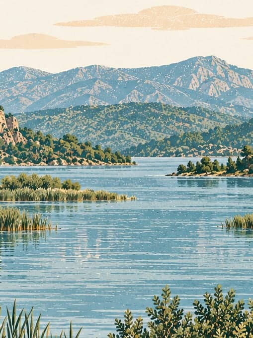 Illustration of Köyceğiz Gölü, Muğla