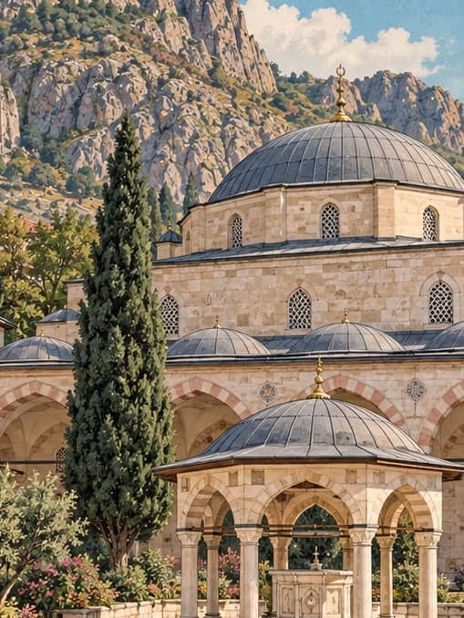 Illustration of Küçük Ağa Complex / Şamlar-ayas Ağa Complex, Amasya