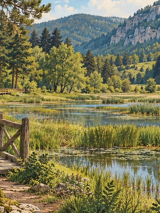 Illustration of Küçükelmalı Nature Park, Bilecik