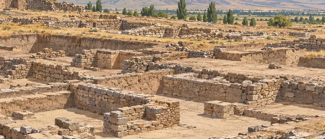 Illustration of Kültepe Archaeological Site, Kayseri