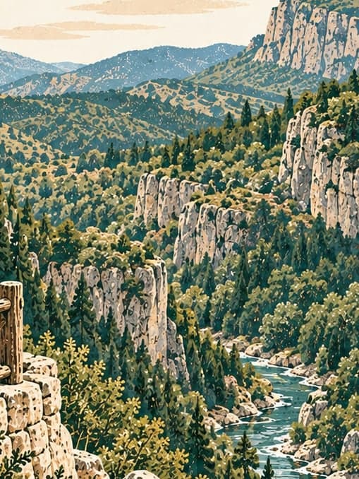 Illustration of Küre Mountains National Park, Kastamonu